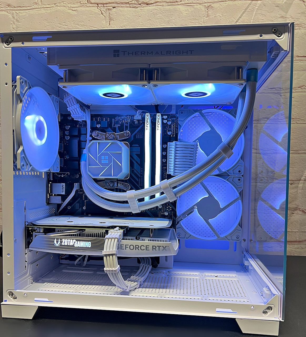 Liquid Cooled RTX 4060 Ryzen 5 5500 16GB RAM 1TB M.2 Gaming PC