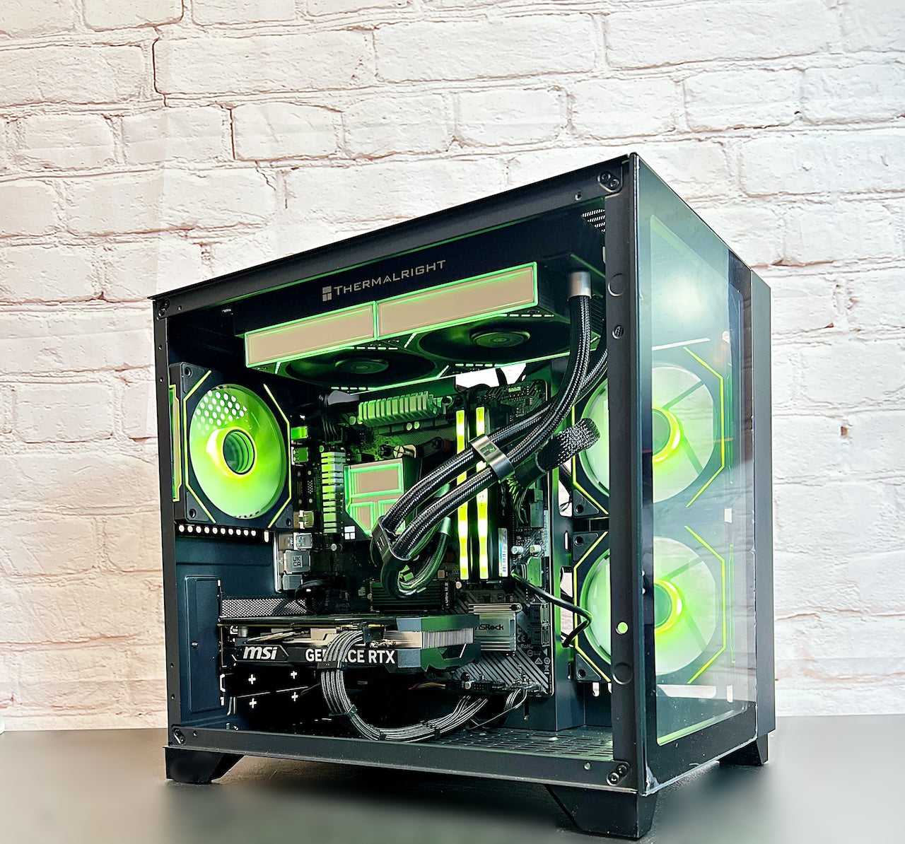 Liquid Cooled RTX 4060 Ryzen 5 5500 16GB RAM 1TB M.2 Gaming PC