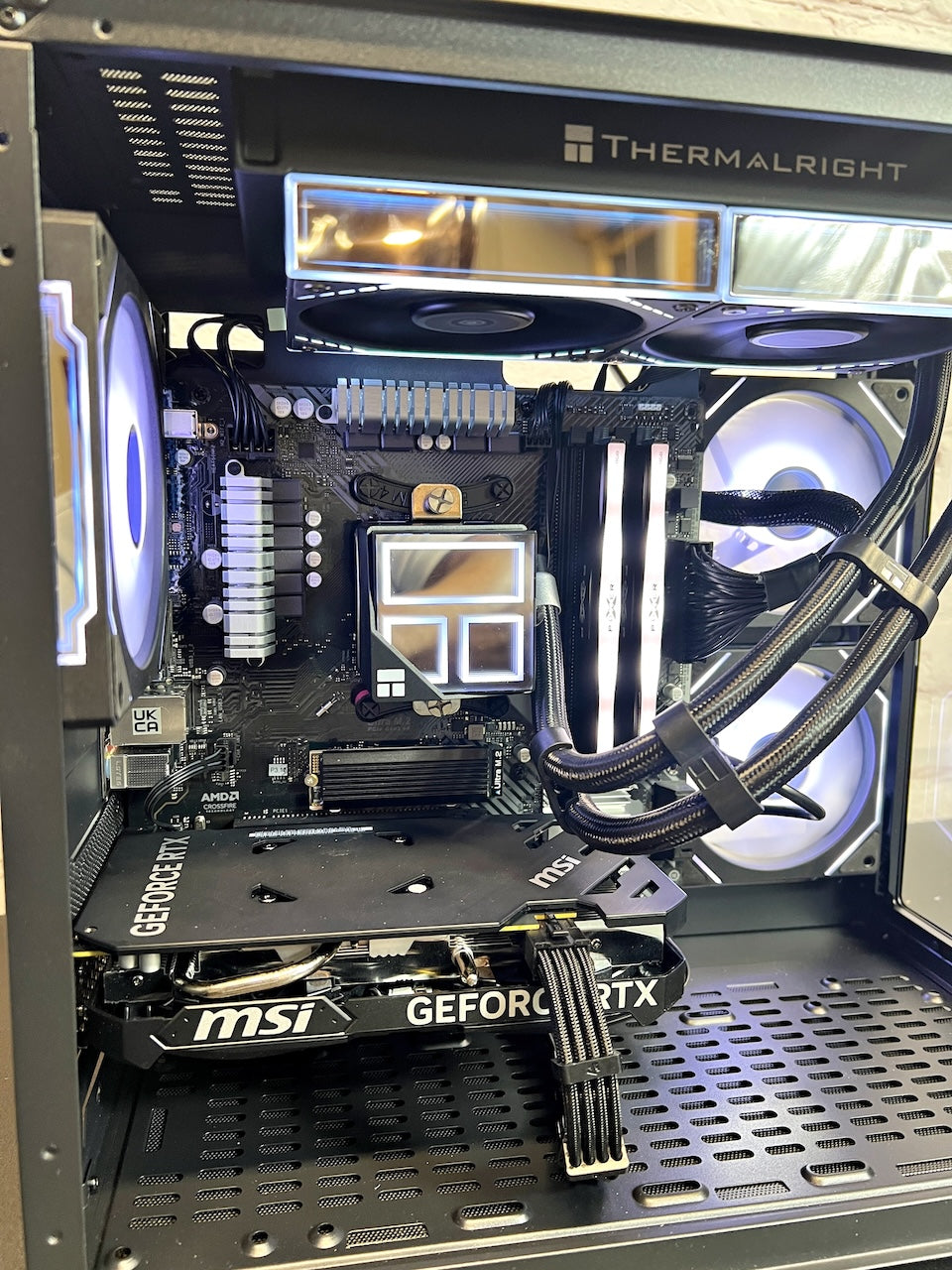 Liquid Cooled RTX 4060 Ryzen 5 5500 16GB RAM 1TB M.2 Gaming PC