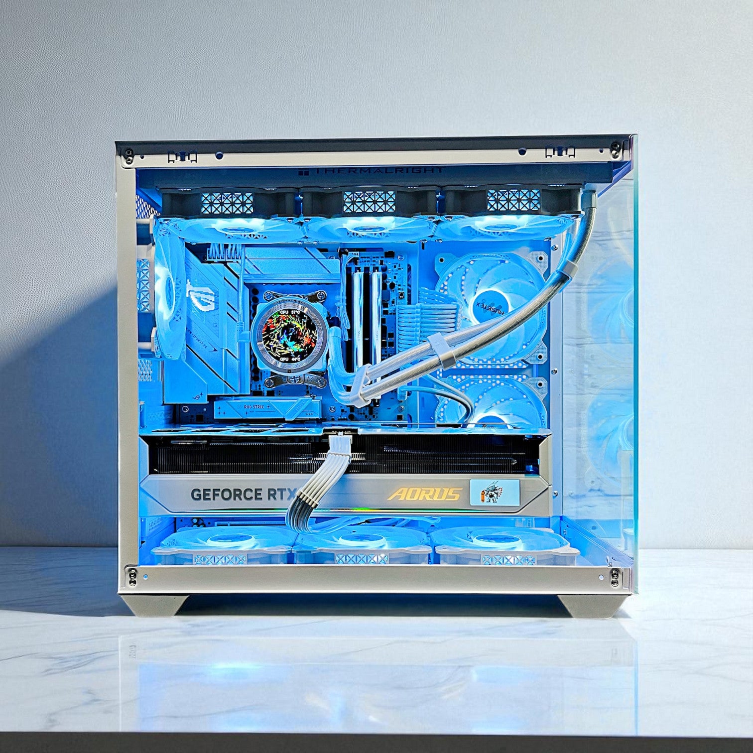 RTX 5080 AORUS MASTER Ryzen 9800X3D 32GB DDR5 2TB M.2 WIFI 7 Liquid Cooled Gaming Gaming PC