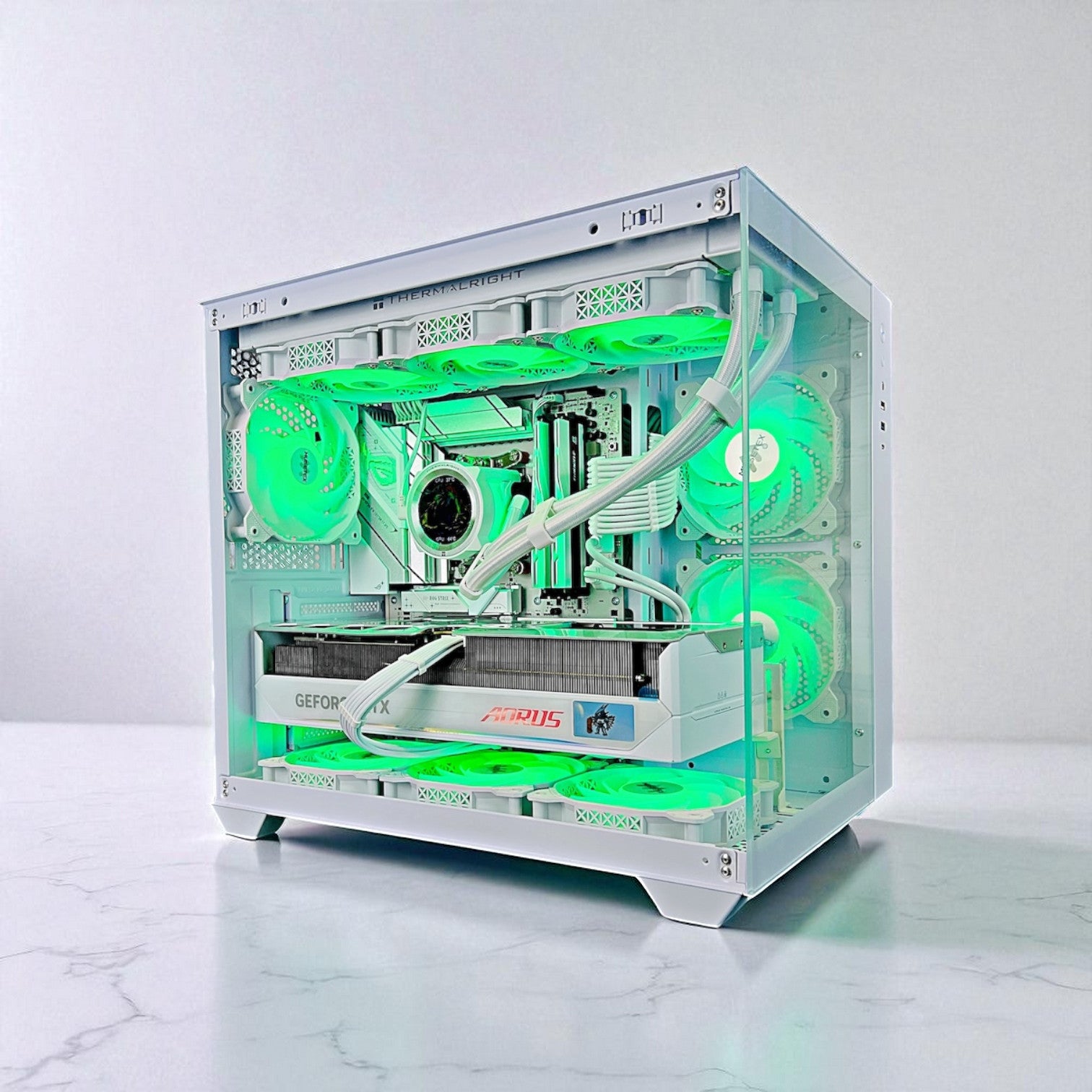 RTX 5080 AORUS MASTER Ryzen 9800X3D 32GB DDR5 2TB M.2 WIFI 7 Liquid Cooled Gaming Gaming PC