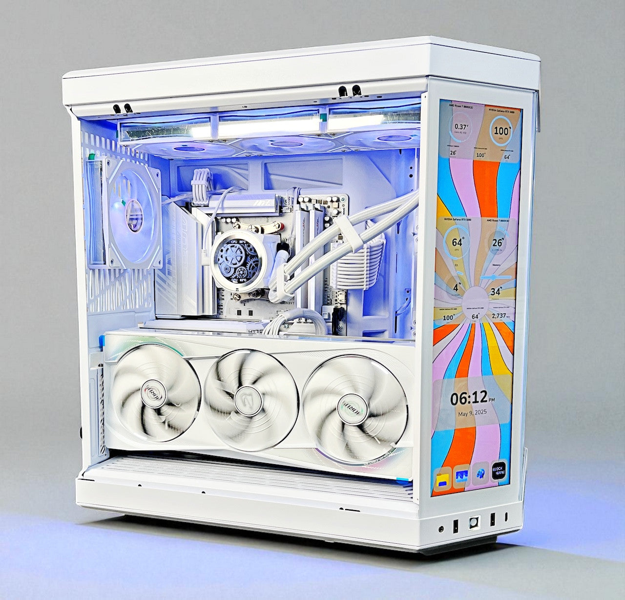 RTX 5090 MASTER ICE 9800X3D 64GB DDR5 2TB M.2 WIFI 7 HYTE Y70 TOUCH INFINITE