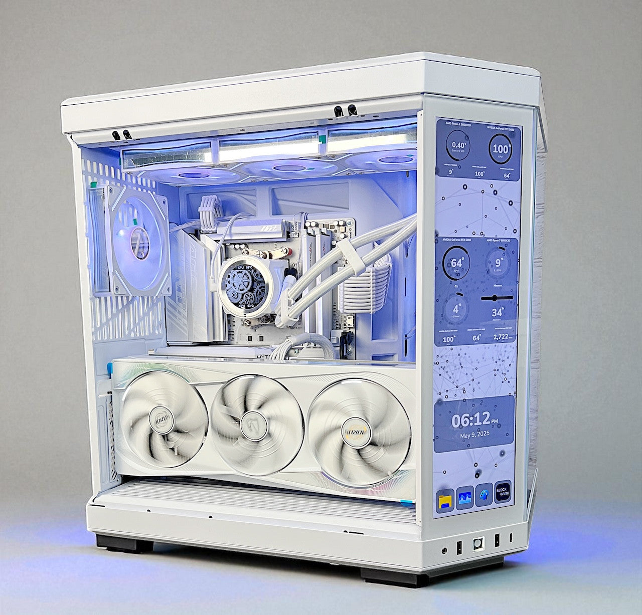 RTX 5090 MASTER ICE 9800X3D 64GB DDR5 2TB M.2 WIFI 7 HYTE Y70 TOUCH INFINITE