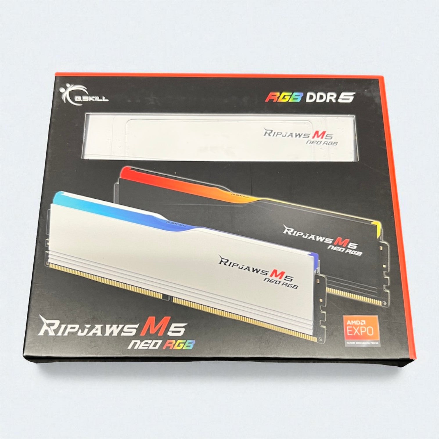 G.SKILL Ripjaws M5 Neo RGB Series DDR5 RAM 32GB (2x16GB) 6000MT/s CL36 White
