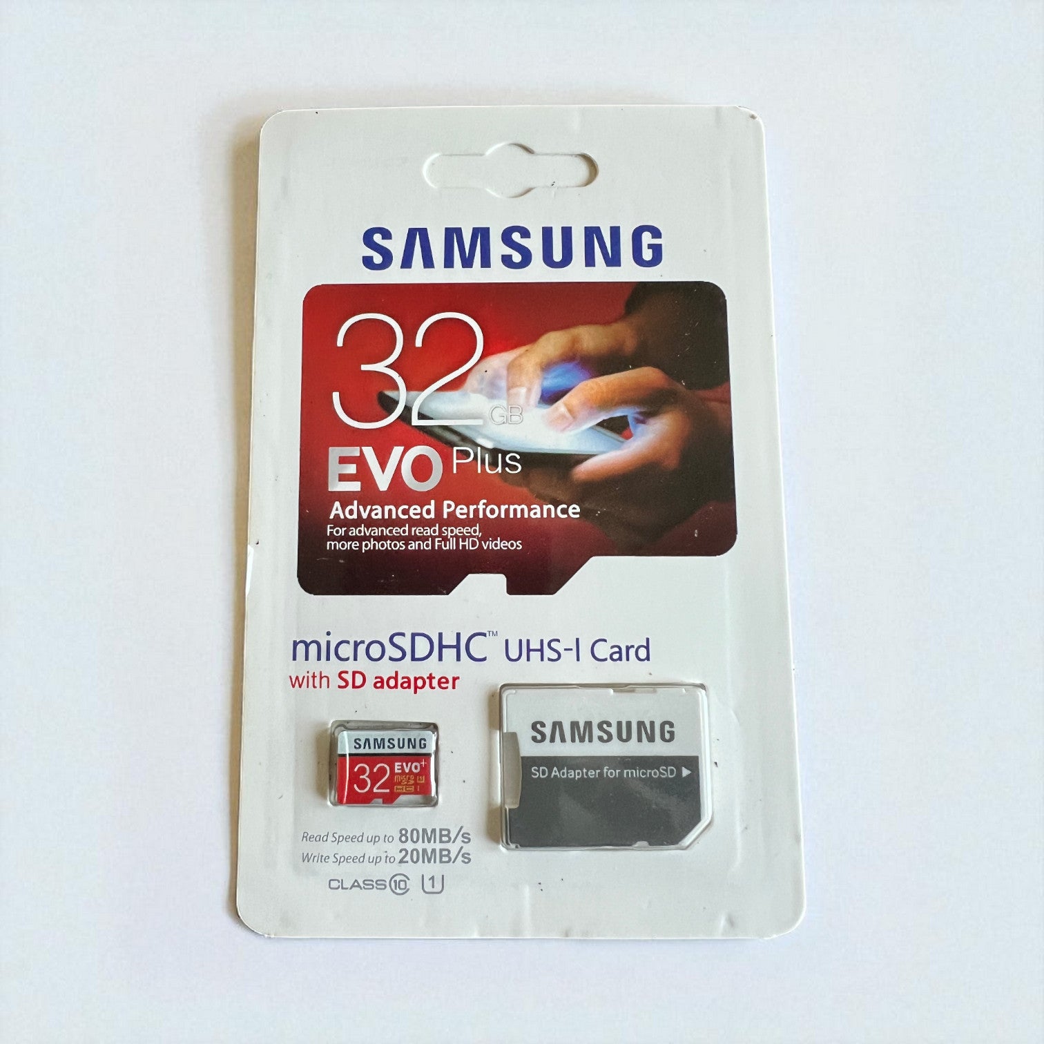 Samsung 32GB EVO Plus Class 10 Micro SDHC with Adapter (MB-MC32GA/AM)