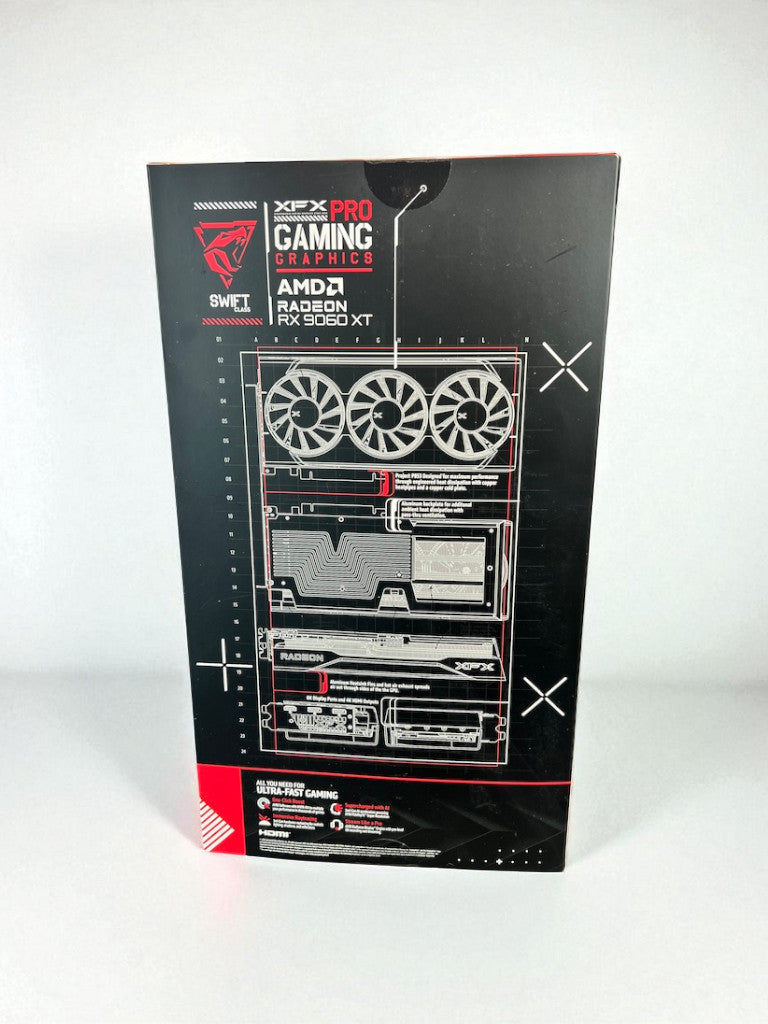 XFX Swift AMD Radeon RX 9060 XT OC White Triple Fan Gaming Edition