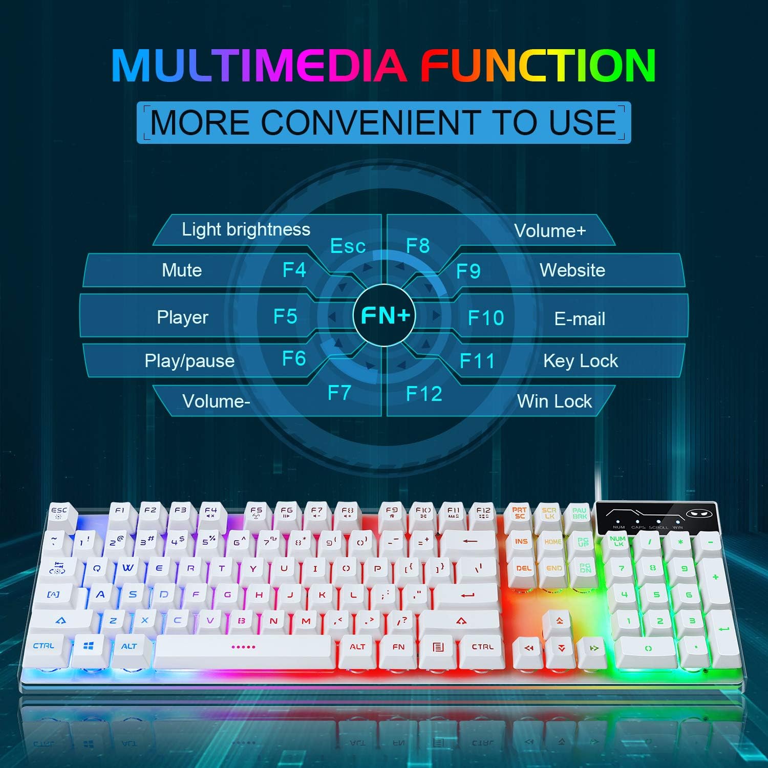 K1 Gaming Keyboard and Mouse Combo