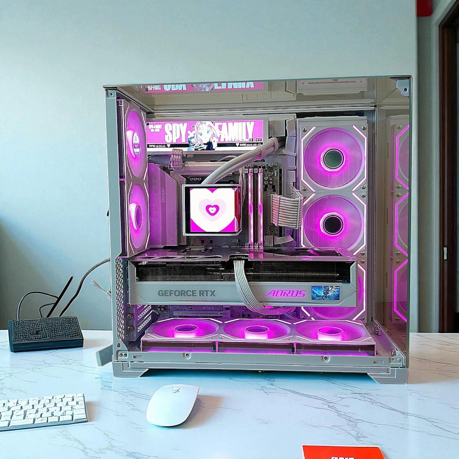 π¦ The Chameleon π¦ RTX 5080 Master Ice Ryzen 9800X3D 32GB DDR5 2TB M.2 Win 11 Pro