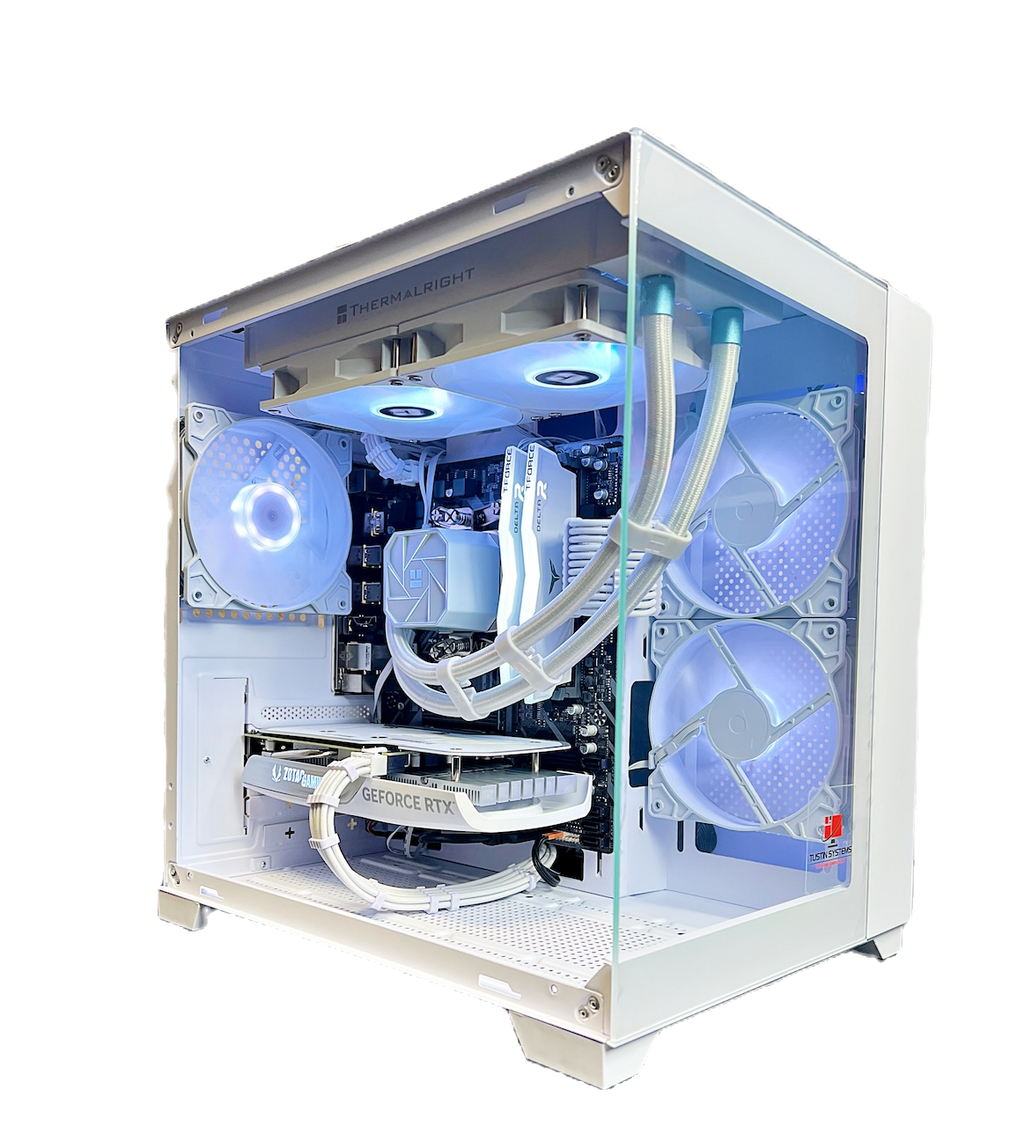 Liquid Cooled RTX 4060 Ryzen 5 5500 16GB RAM 1TB M.2 Gaming PC