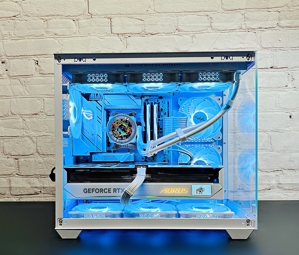 RTX 5090 AORUS MASTER Ryzen 9800X3D 64GB DDR5 4TB M.2 WIFI 7 Liquid Cooled Gaming Gaming PC