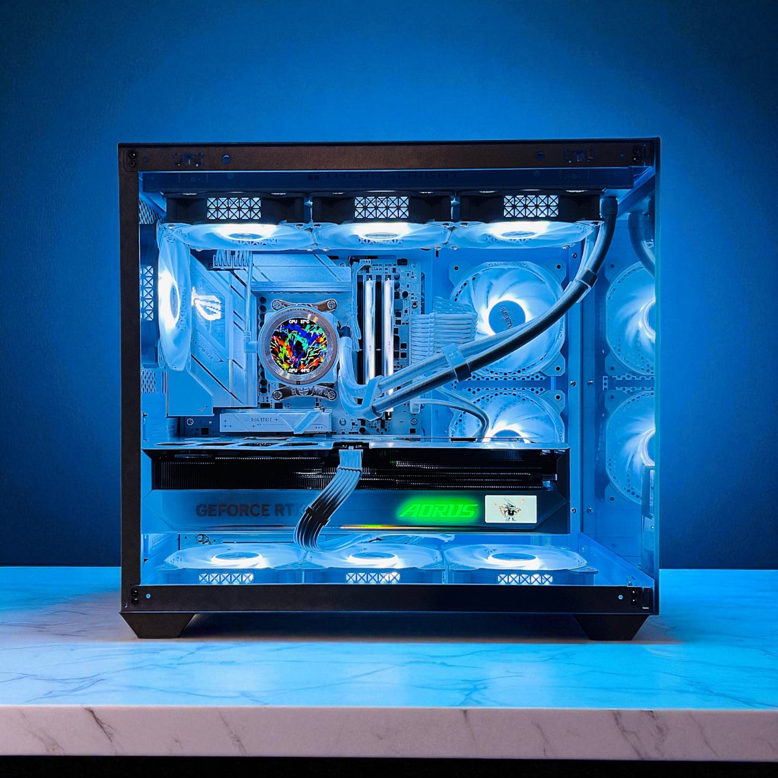 RTX 5080 AORUS MASTER Ryzen 9800X3D 32GB DDR5 2TB M.2 WIFI 7 Liquid Cooled Gaming Gaming PC