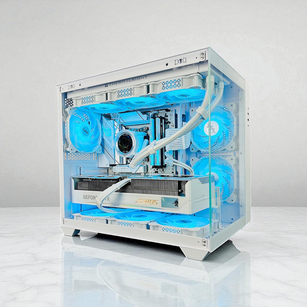 RTX 5080 AORUS MASTER Ryzen 9800X3D 32GB DDR5 2TB M.2 WIFI 7 Liquid Cooled Gaming Gaming PC