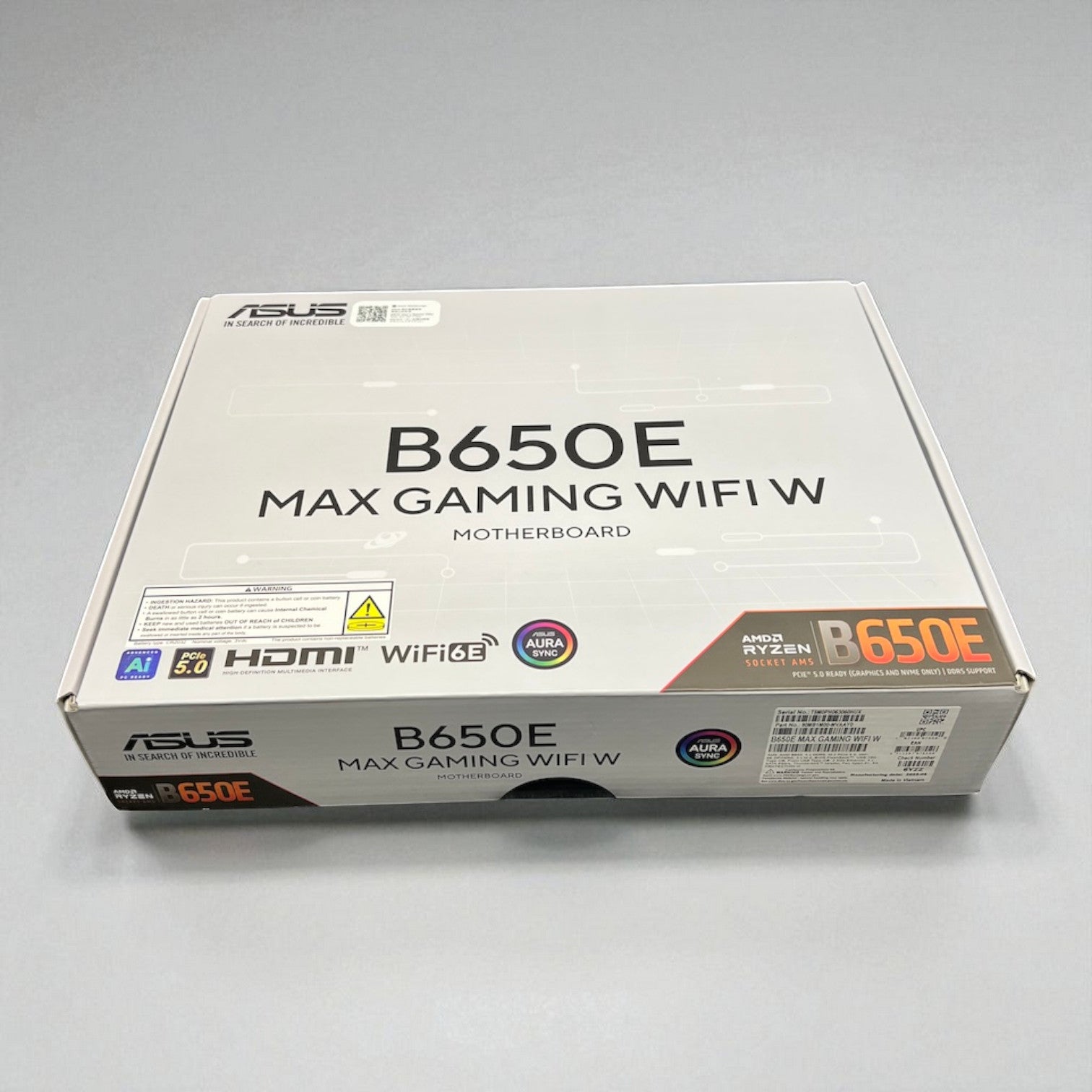 ASUS B650E MAX Gaming WiFi W Motherboard