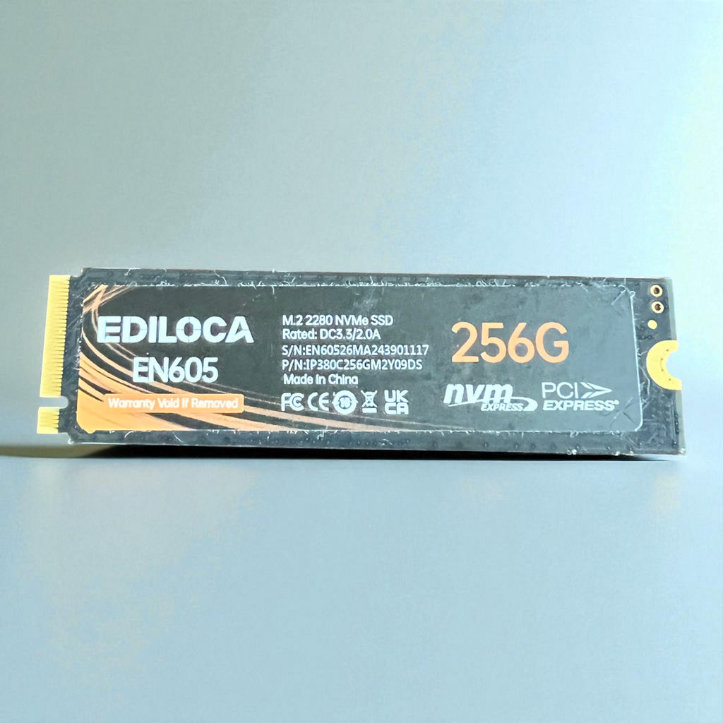 Ediloca EN605 256GB M.2 SSD, NVMe1.3 PCIe Gen3 x4