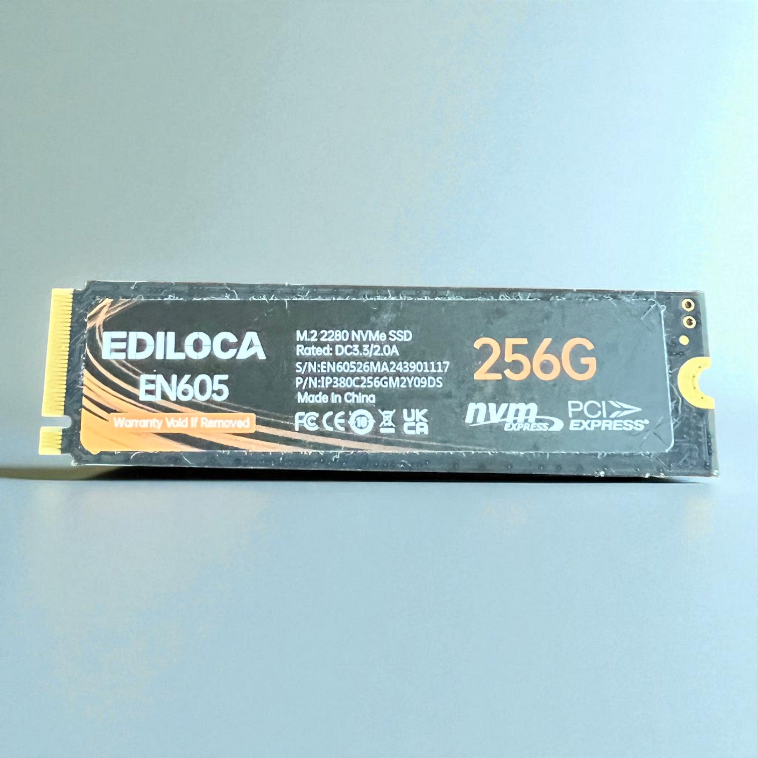 Ediloca EN605 256GB M.2 SSD, NVMe1.3 PCIe Gen3 x4