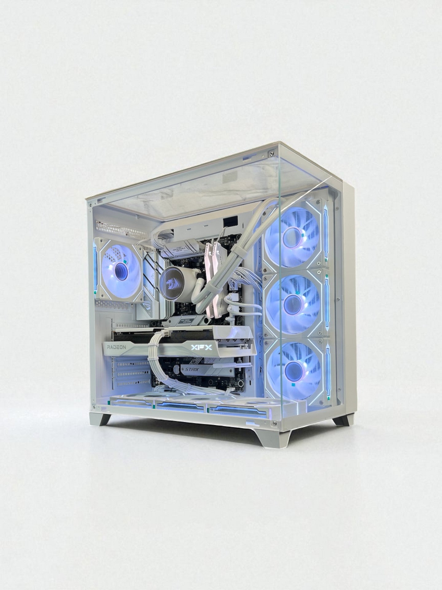 Liquid Cooled AMD RX 9060 XT 16GB Ryzen 5 8400F 16GB DDR5 1 TB M.2 Gaming PC