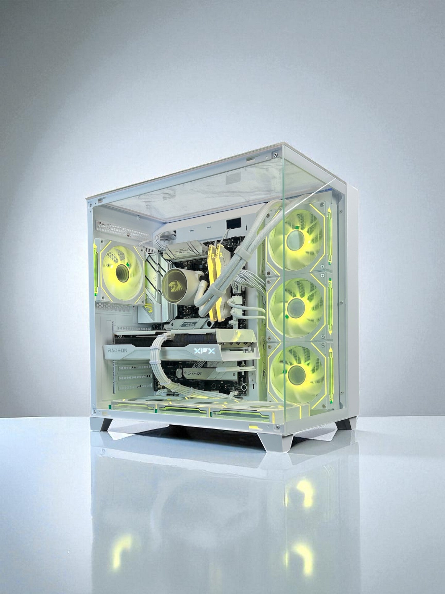 Liquid Cooled AMD RX 9060 XT 16GB Ryzen 5 8400F 16GB DDR5 1 TB M.2 Gaming PC