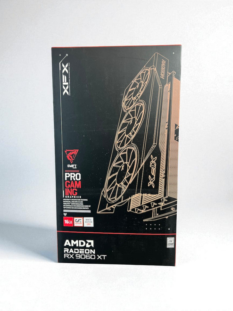 XFX Swift AMD Radeon RX 9060 XT OC White Triple Fan Gaming Edition