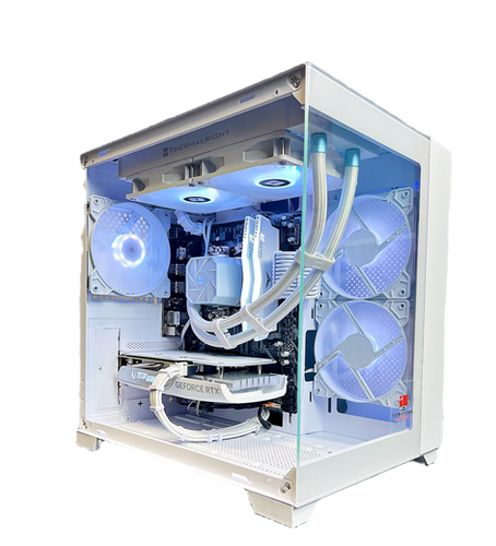 Liquid Cooled RTX 4060 Ryzen 5 5500 16GB RAM 1TB M.2 Gaming PC | Tustin Systems