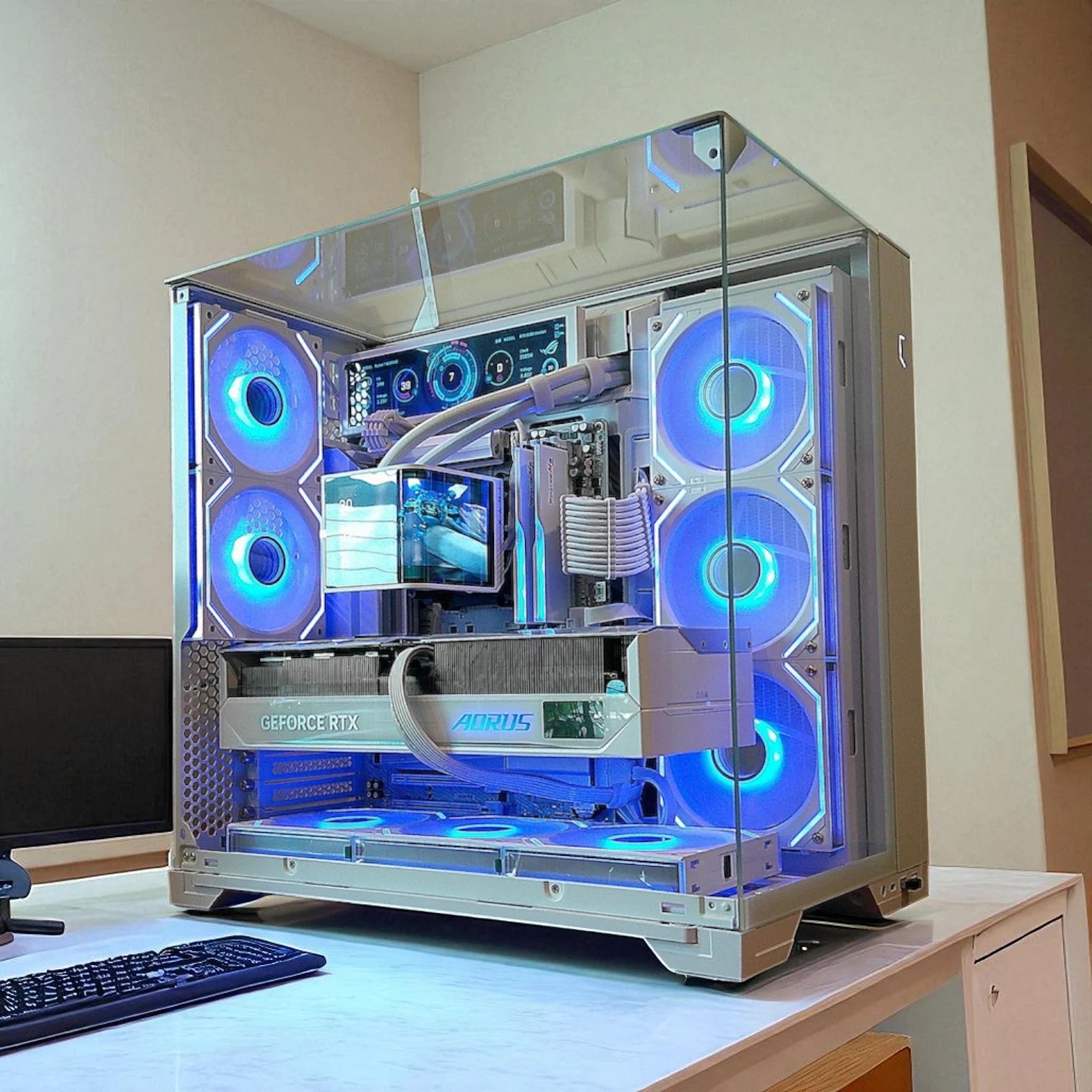 🦎 The Chameleon 🦎 RTX 5080 Master Ice Ryzen 9800X3D 32GB DDR5 2TB M.2 Win 11 Pro